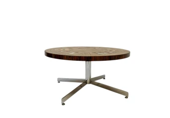 Mid-Century Modern Coffee Table with Tiles by Denisco, 1970s